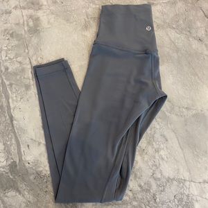 blue/grey 28” lululemon align pant size 2